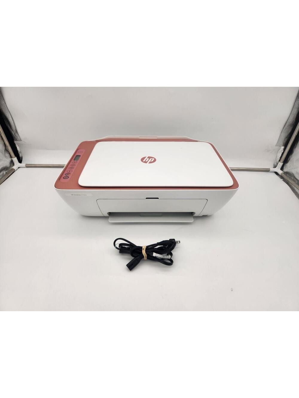 HP DeskJet 2742e All In One Printer Color Inkjet Pink/White HP DeskJet Series